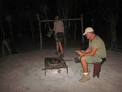 B&B Dinner im Kapula South Camp