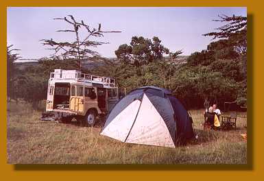 campen im Bush, Masai Mara