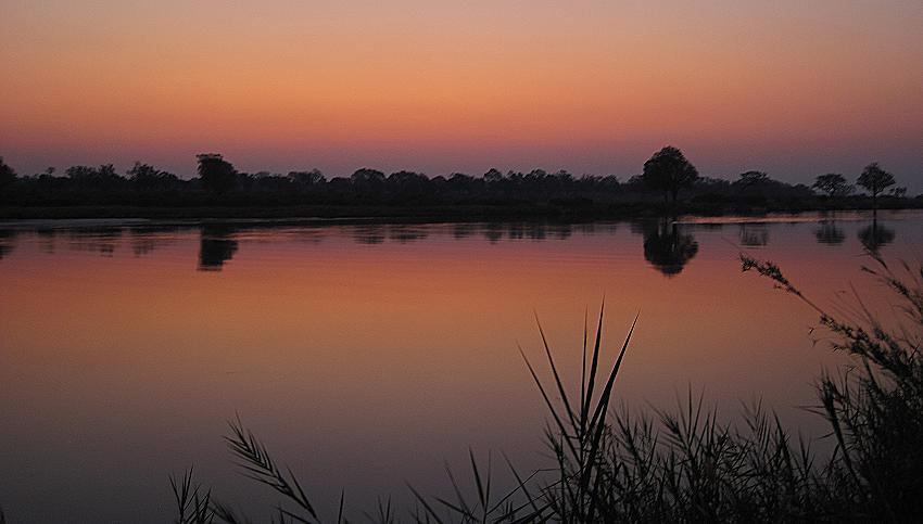 Sonnenaufgang am Kavango