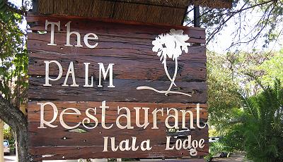 The Palm Restaurant, Ilala Lodge