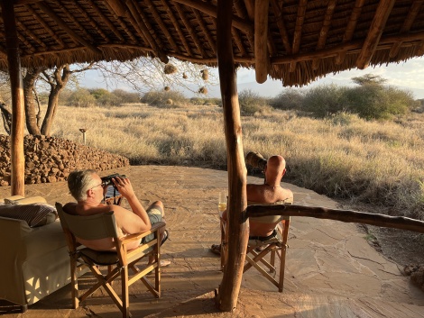 im Amboseli Bush Camp
