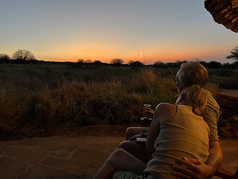 Sundowner im Amboseli Bush Camp