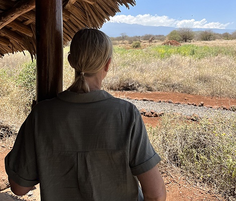 im Amboseli Bush Camp