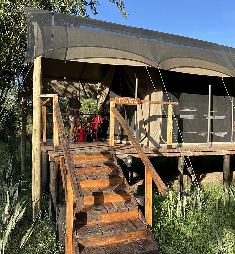 die neuen Zelte im Aruba Mara Camp