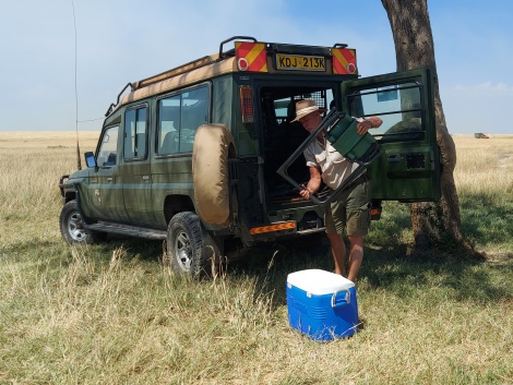 Buschfrühstück in der Masai Mara