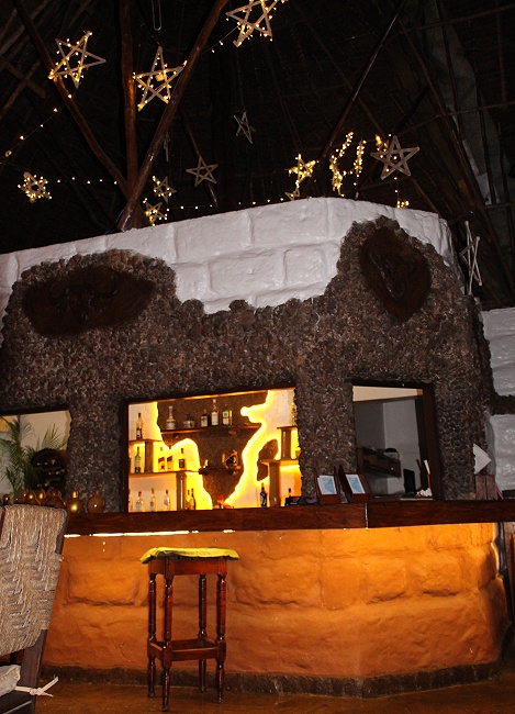 das Porini Restaurant wird f&uuml;r die Weihnachtszeit geschm&uuml;ckt