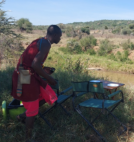 Bushbrakfast in Laikipia