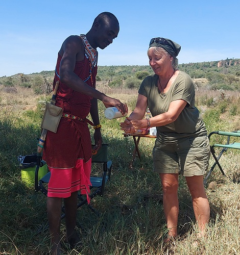 Bushbrakfast in Laikipia