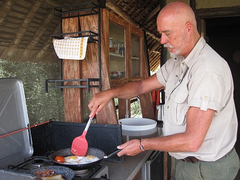 sp&auml;tes Fr&uuml;hst&uuml;ck, Soroi Leopards Lair Cottages