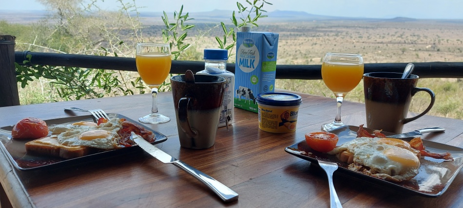 sp&auml;tes Fr&uuml;hst&uuml;ck, Soroi Leopards Lair Cottages