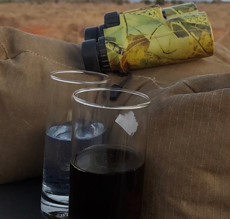 Sundowner im Lumo Reservat