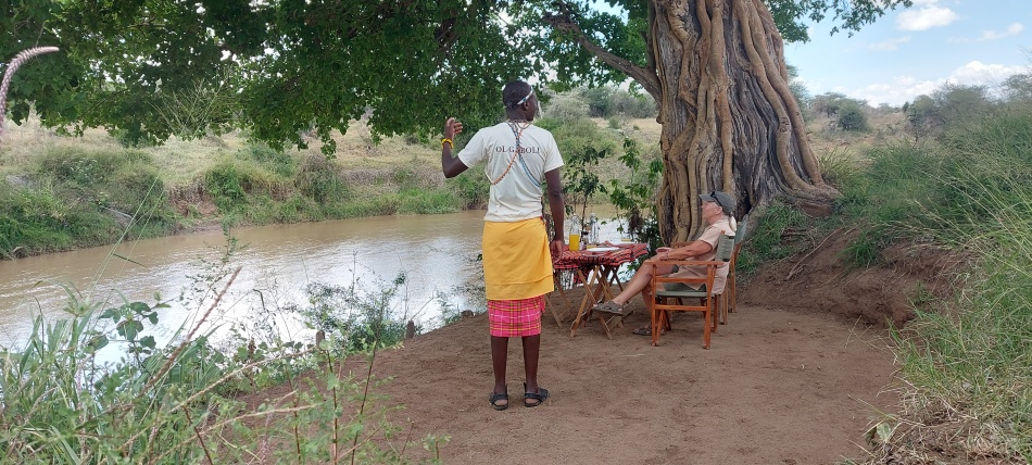 Lunch im Ol Gaboli Camp, Laikipia