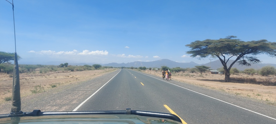 unterwegs in Richtung Mount Kenya