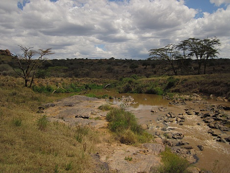 Pause, igendwo im Laikipia Hochland