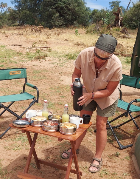 Bushbreakfast im Samburu