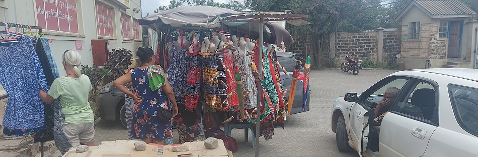 kurzer Einkaufsstop und Freunde Treffen