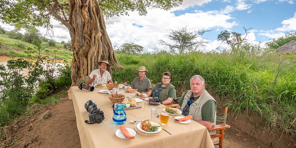 Lunch im Ol Gaboli Camp - Laikipia