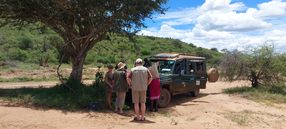 Laikipia, Buschfr&uuml;hst&uuml;ck