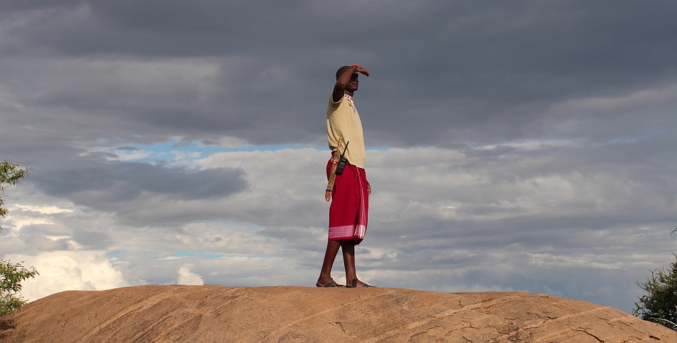 William einer der besten Spotter in Laikipia