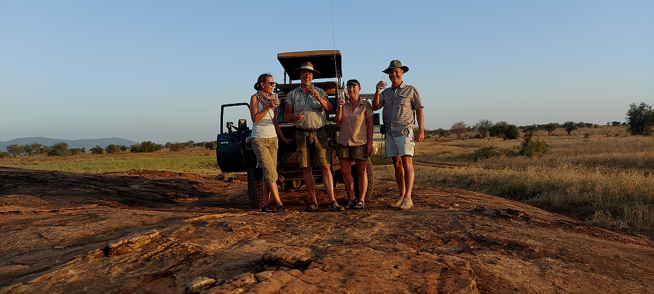 Sundowner am Lions Rock